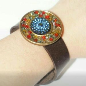 Bracelet, leather